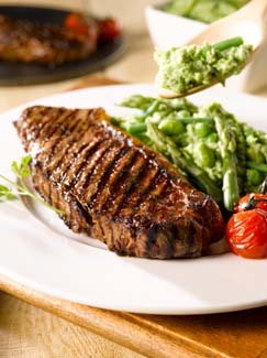 Strip Loin Summer Puree